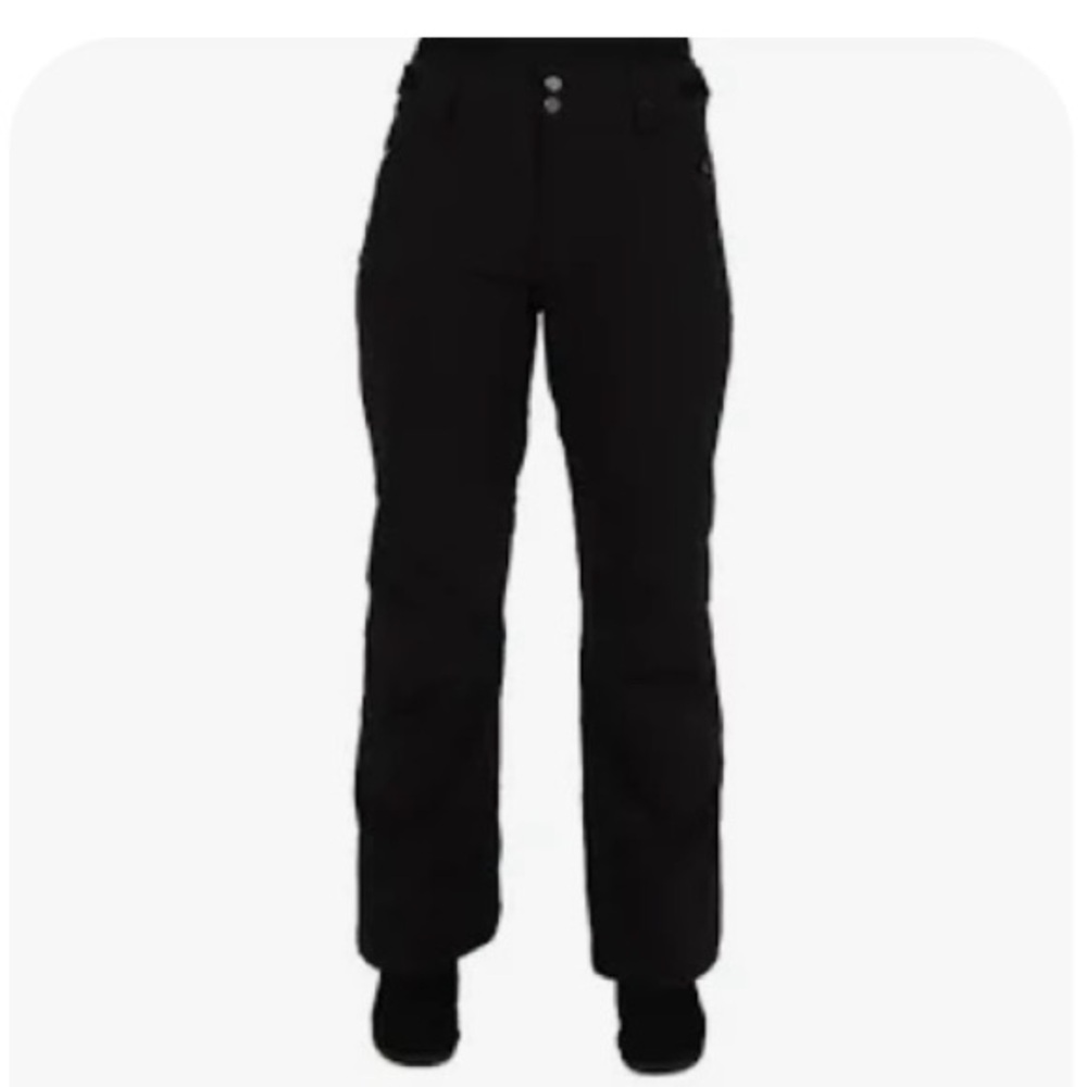 Fera Women's waterproof mid rise ski pant,  Slimline insulation. Black. 12R. NWT